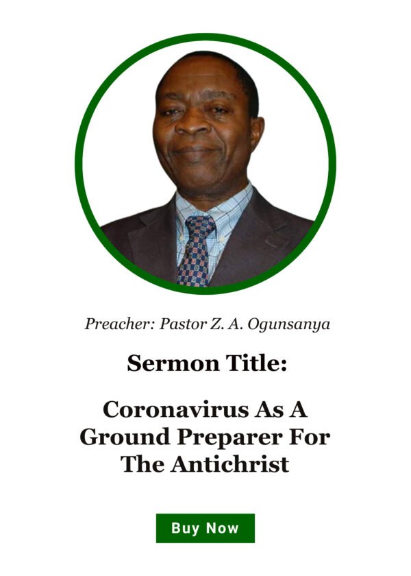 Coronavirus As A Ground Preparer For The Antichrist