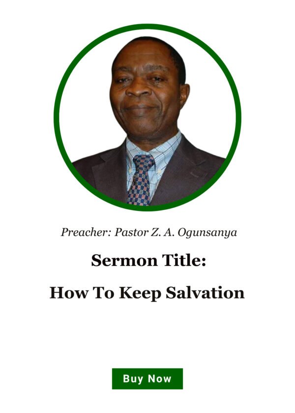 How To Keep Salvation