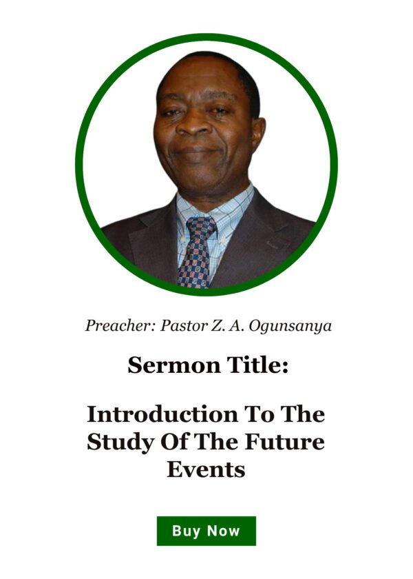 Introduction To The Study Of The Future Events