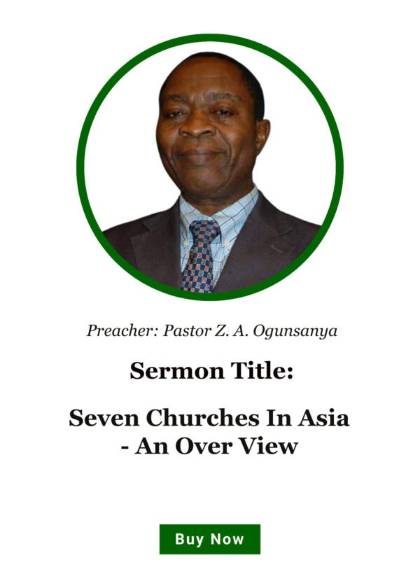 Seven Churches In Asia - An Over View