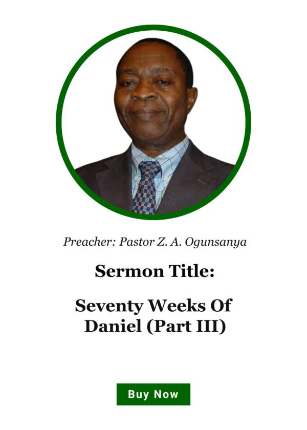 Seventy Weeks Of Daniel (Part Iii)