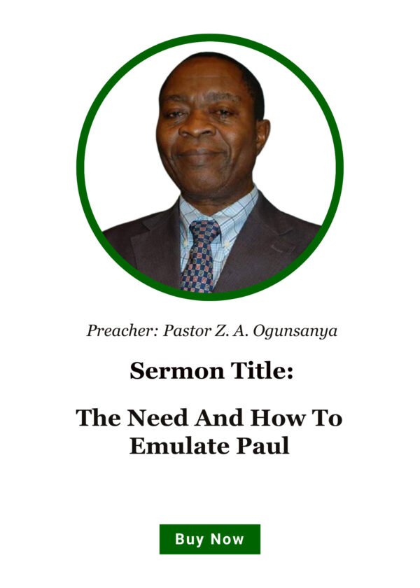 The Need And How To Emulate Paul